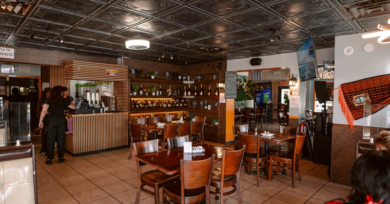 Restaurant dining area