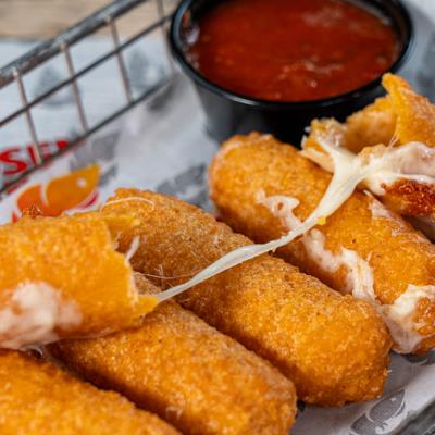Fried cheese sticks.