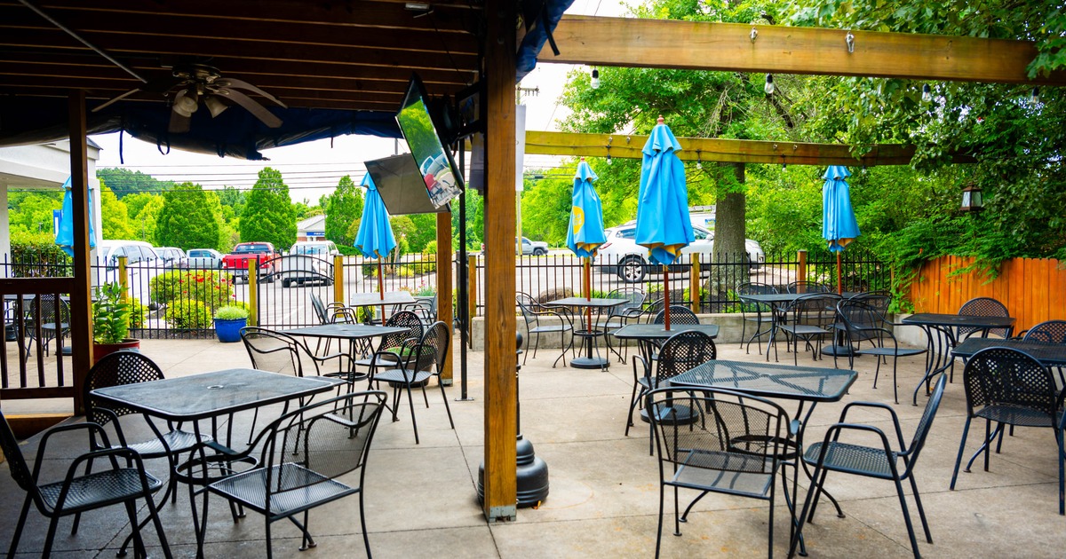 Exterior seating area
