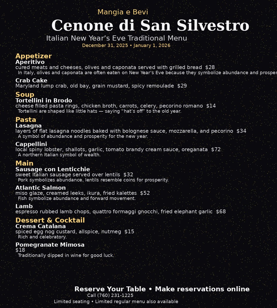 New Year's Eve event photo