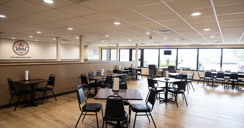 Interior of spacious dining area