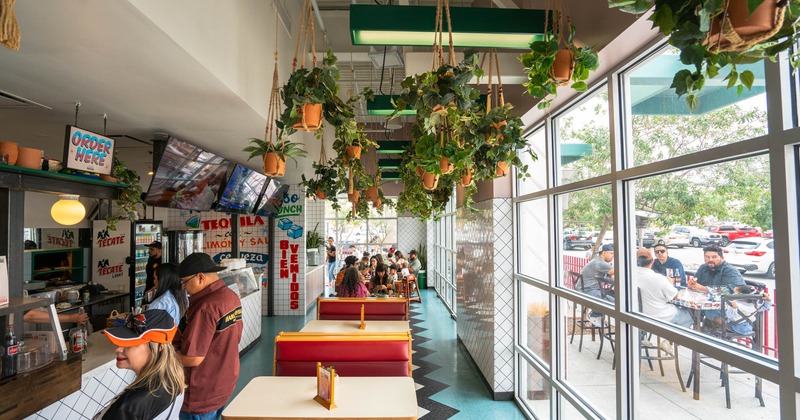 Interior, dining area