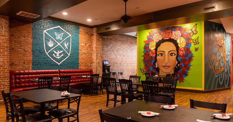 Interior, dining area