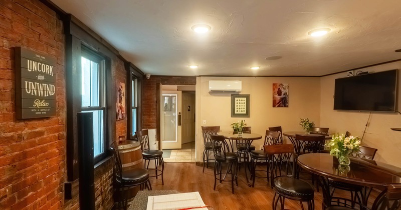 Interior, seating area