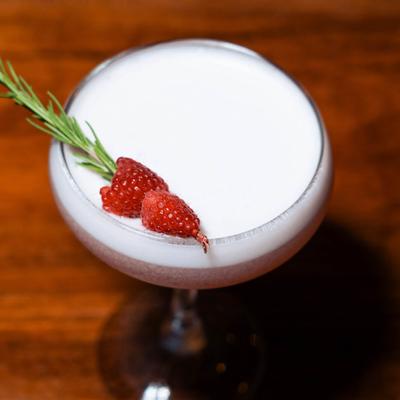 Raspberry cocktail.