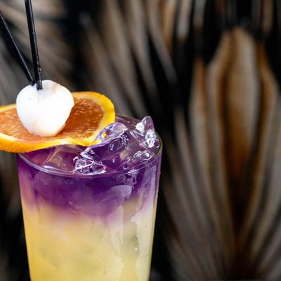 Purple Rain cocktail.