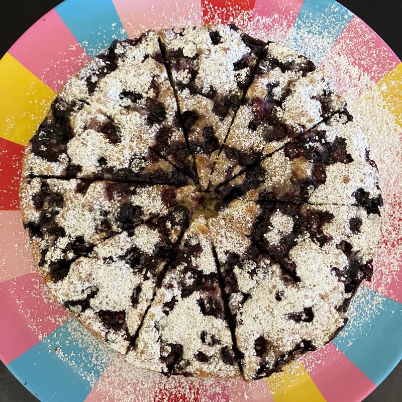 Blueberry Almond Butter Cake photo