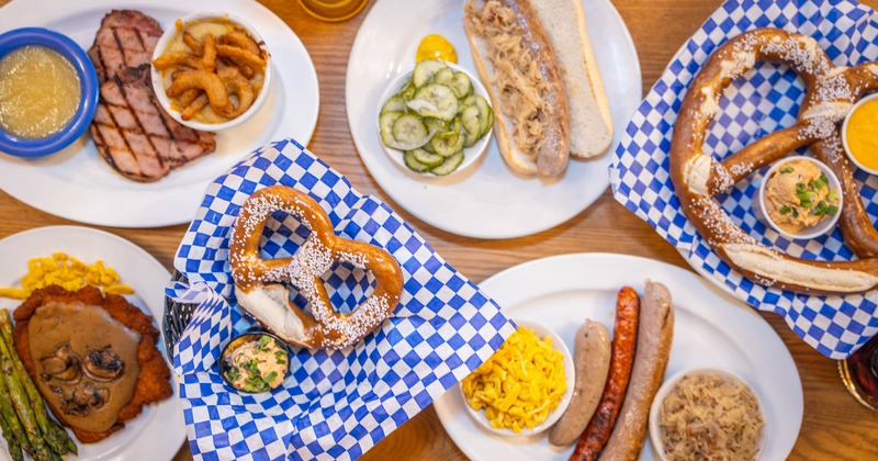 Various food on the table