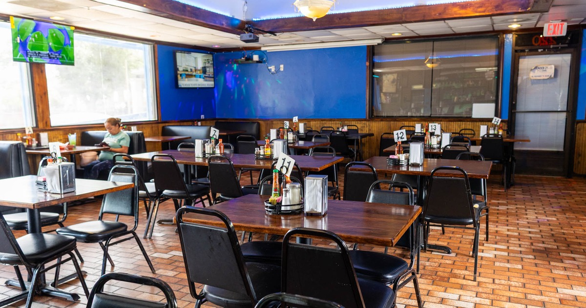 Interior dining space