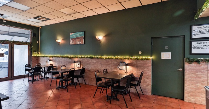 Interior, dining area