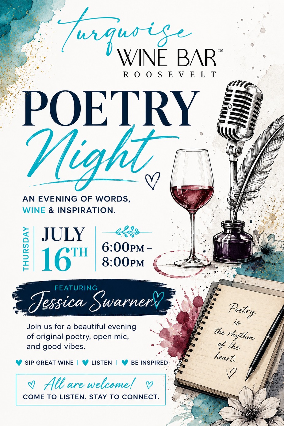 Poetry Night with Jessica Swarner event photo