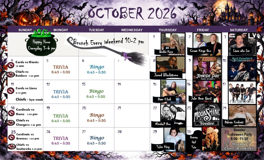 CHECK  OUT OF COOL EVENTS IN OCTOBER event photo