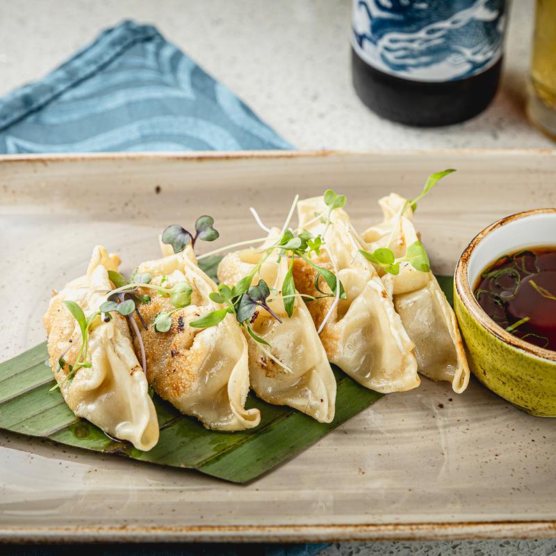 menu item 5 of 16, Pork Gyozas