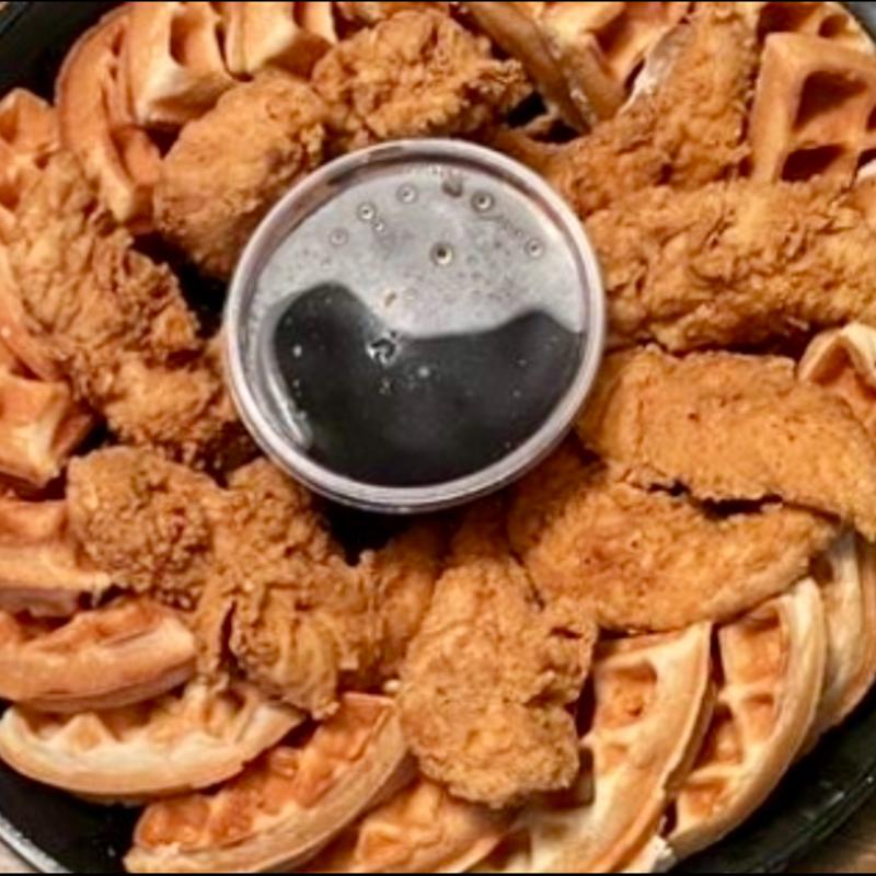 Chicken & Waffles Platter photo
