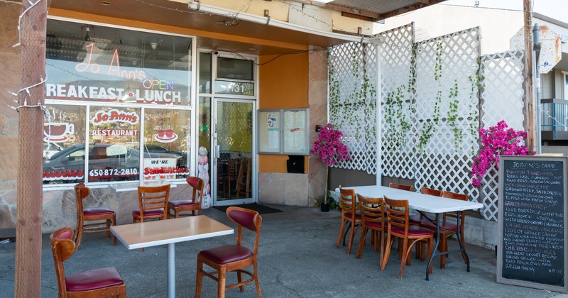 Outdoor seating area