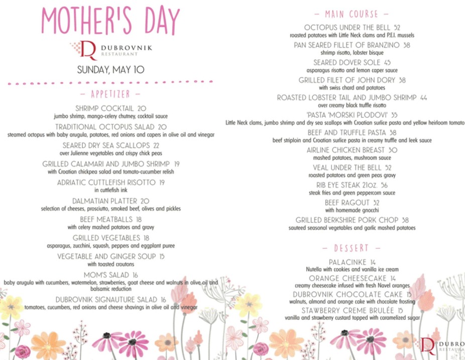 Mother's Day at Dubrovnik event photo