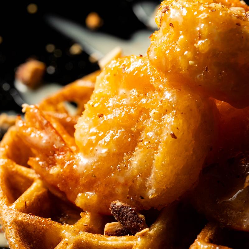 Honey Nut Shrimp & Waffle photo