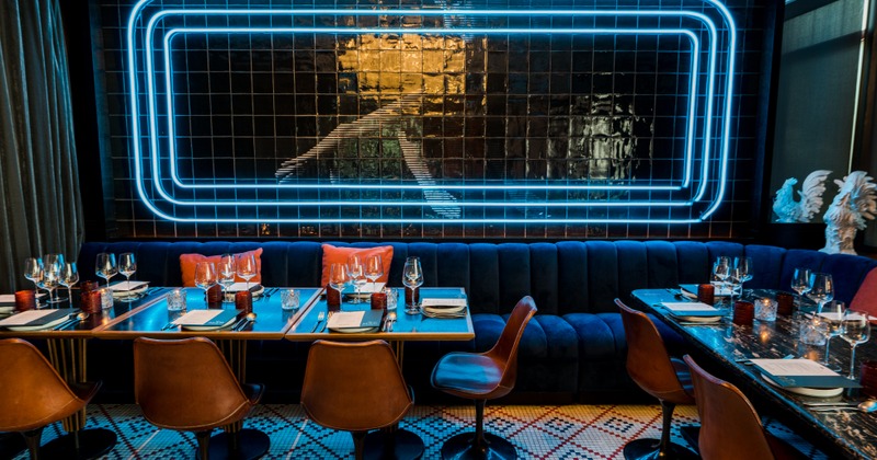 Interior, seating area