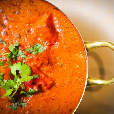 Chicken Tikka Masala closeup.