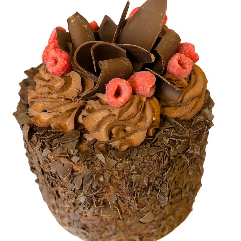 Raspberry Truffle Cake photo