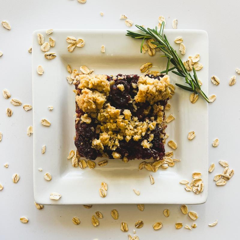 Winter Cherry Oat Bar (GF, NF, SF) photo
