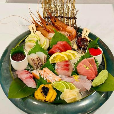 Sashimi mixed platter.