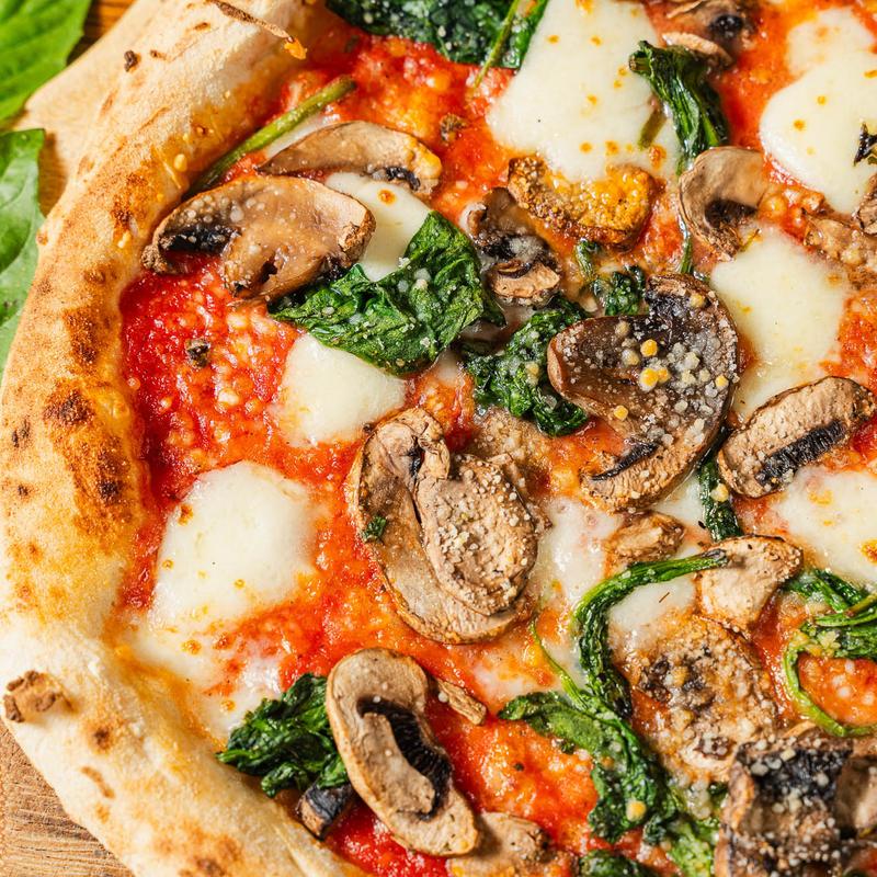 Medium Italian Sausage & Mushroom Pizza photo
