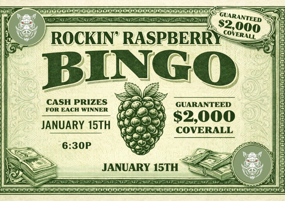Rockin' Raspberry Bingo event photo