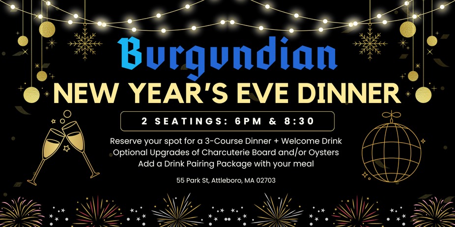 NYE Pre-Fixe Dinner at Burgundian event photo