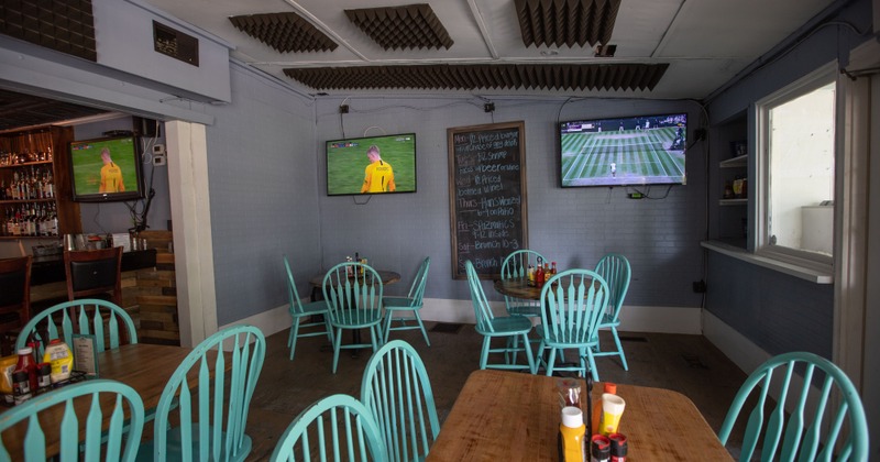 Interior, TV and seating area