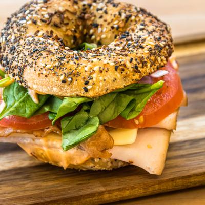 The Hathaway sandwich, close up.