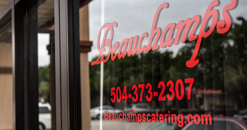 Exterior, restaurant sign