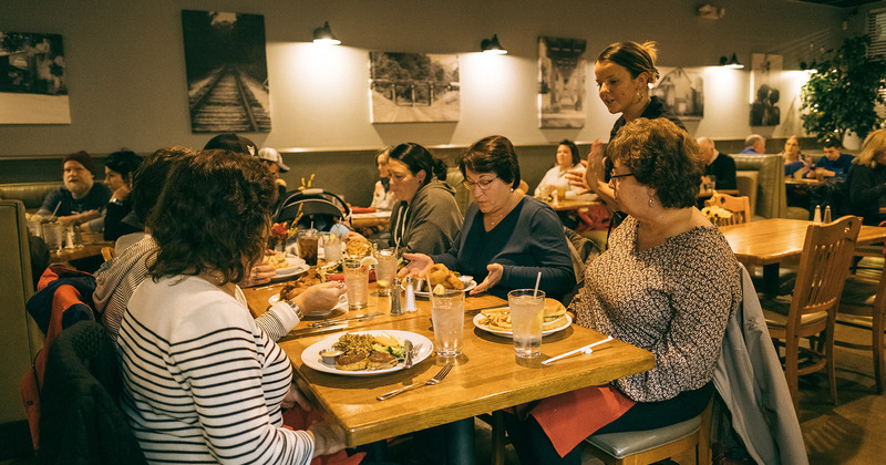 Table full of guests