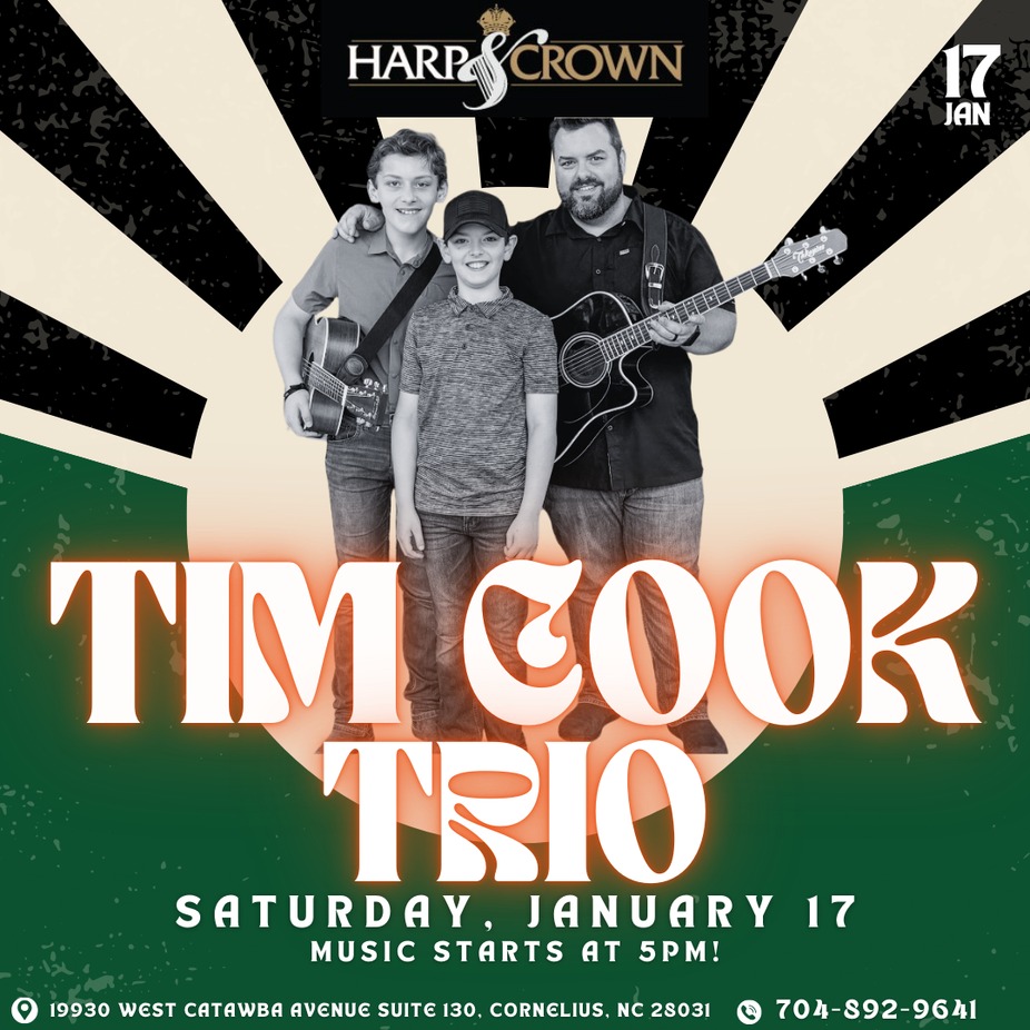 Tim Cook Trio - Live Music at Harp & Crown event photo