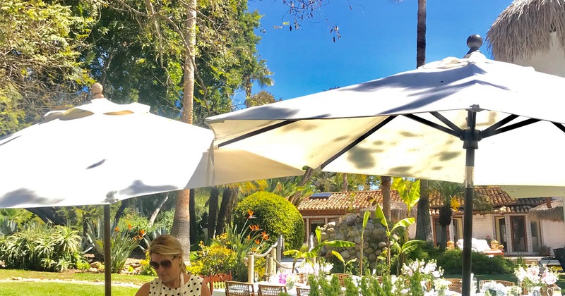 Staff at catering event