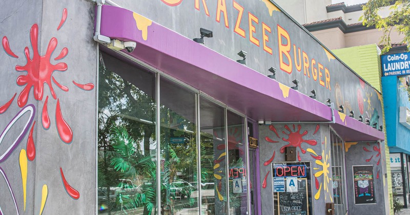 Crazee Burger Exterior Enterance