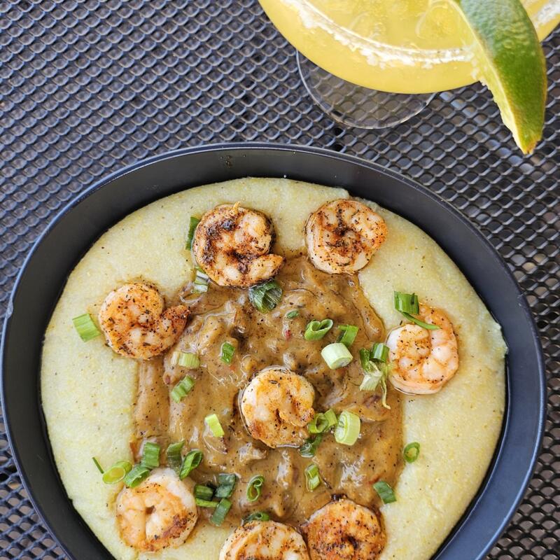 Coming Soon - Shrimp & Grits with Tasso Ham Gravy photo