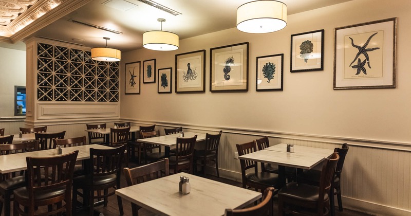 Interior, dining area