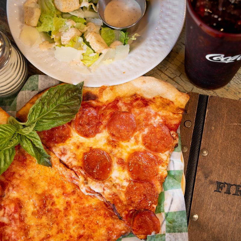 menu item 11 of 11, Double Slice, Salad n' Drink