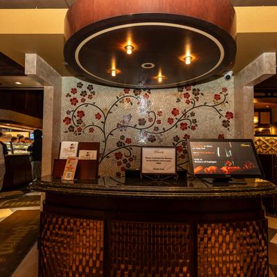 Interior, front desk.