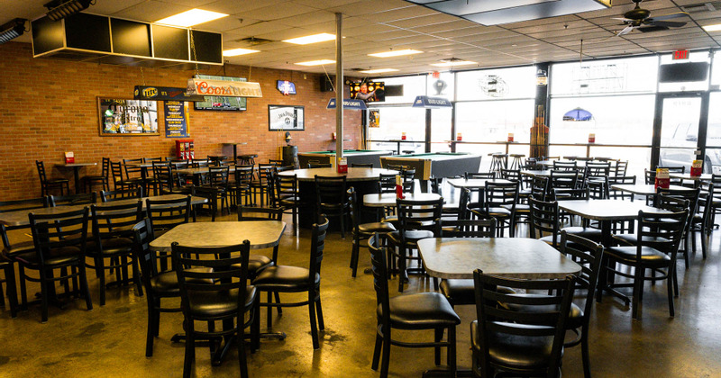 Tables ready for guests