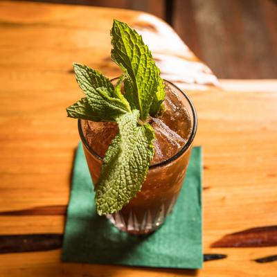 Batanga Del Coco cocktail, served