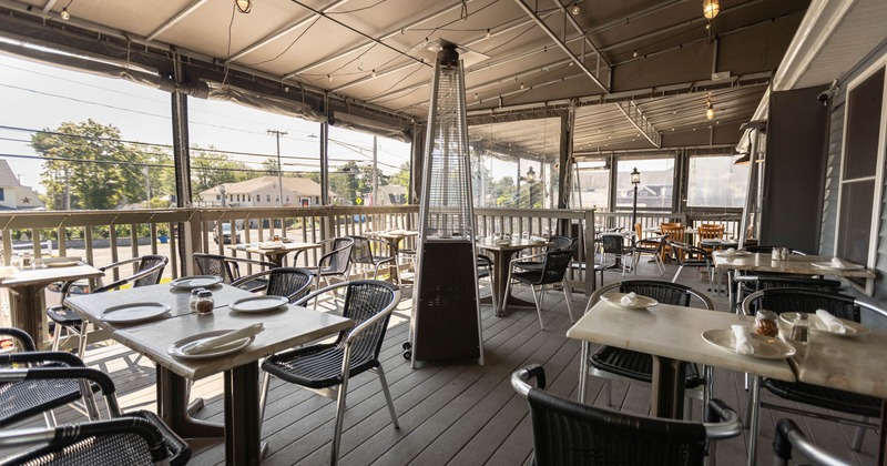 Beautiful covered patio area