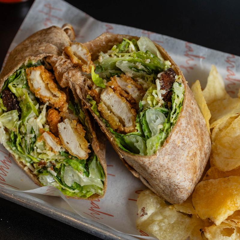 Grilled or Crispy Chicken Caesar Salad Wrap photo