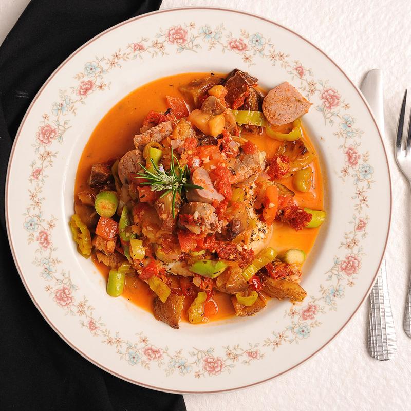 Chicken Scarpariello with Italian Sausage photo