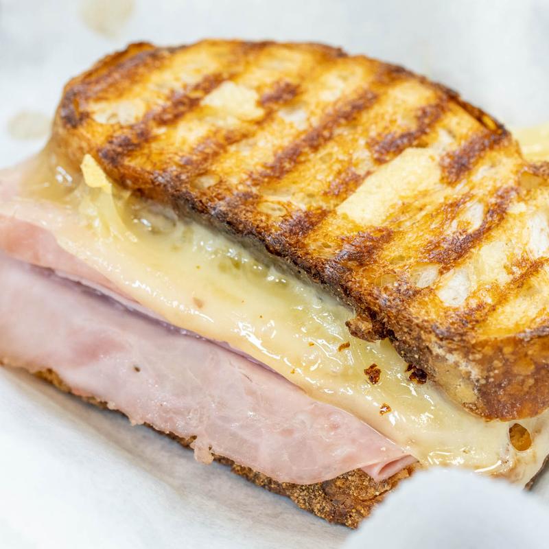 menu item 15 of 16, #8 Ham & Swiss Melted On Sourdough