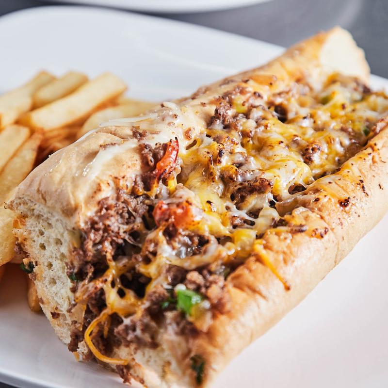 Beef Cheesesteak With Fries photo