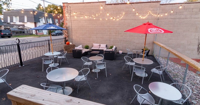 Patio, wide view