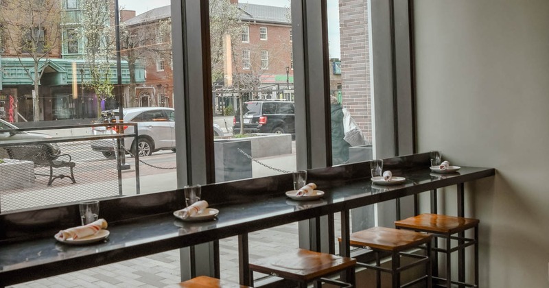Bar table and stools