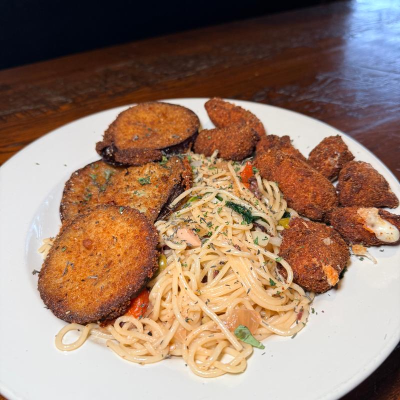 Eggplant Milanese photo